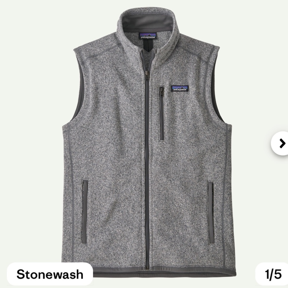 Patagonia Men’s Better Sweater Vest sz. L